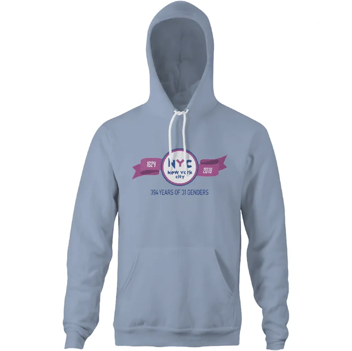 Hoodie / LightBlue / 2X