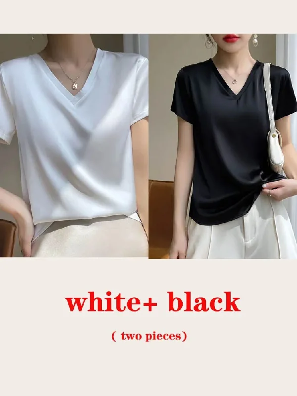 white and black / M