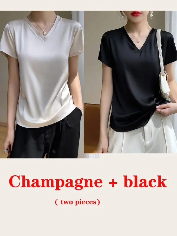 Champagne and black / S