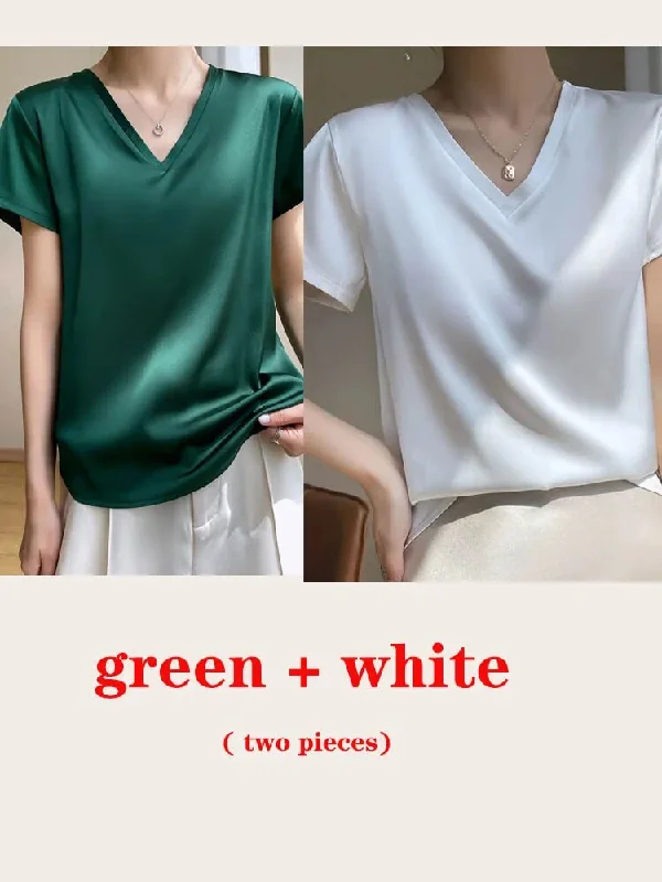 green and white / S