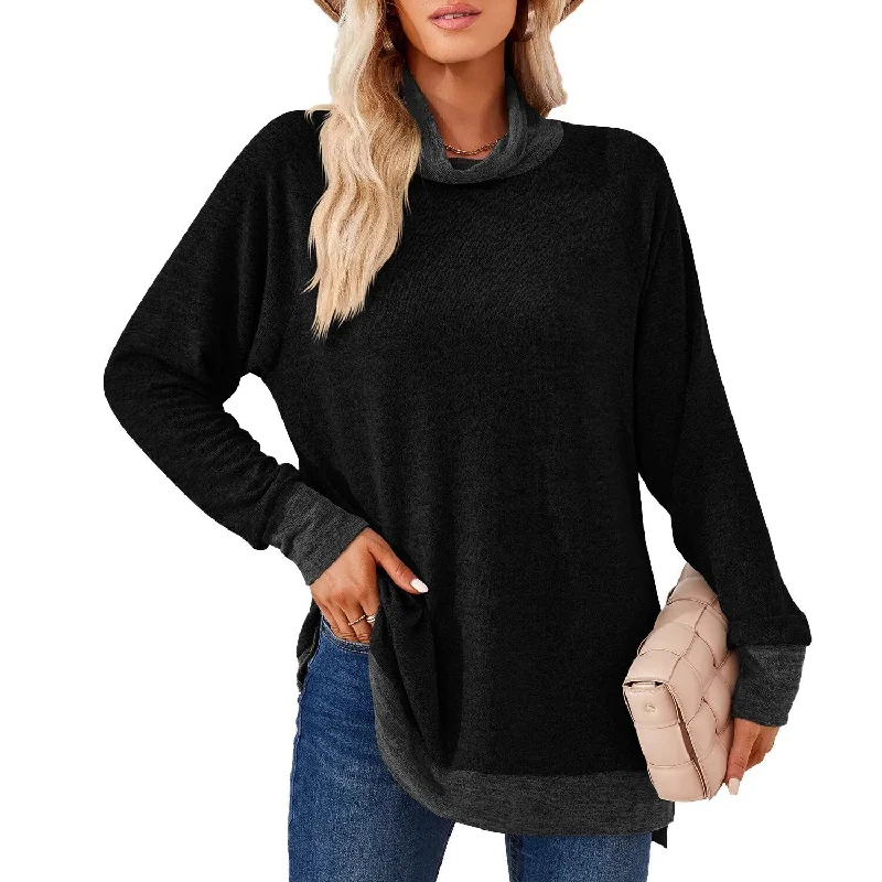 Loose Round Neck Long Sleeve Tee