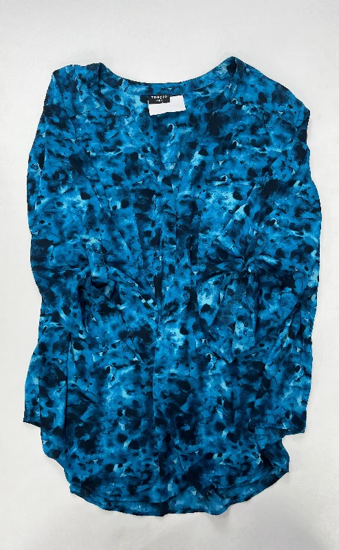 Blue Blouse Long Sleeve Torrid, Size 3x