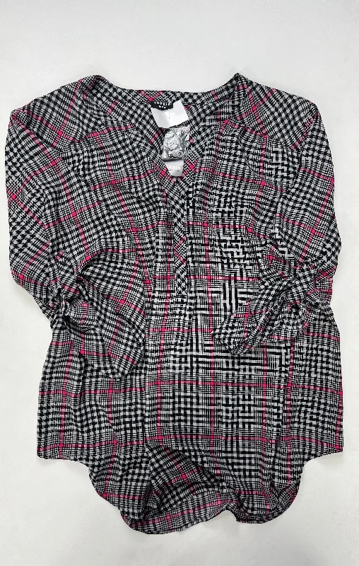 Checked Blouse Long Sleeve Torrid, Size 3x