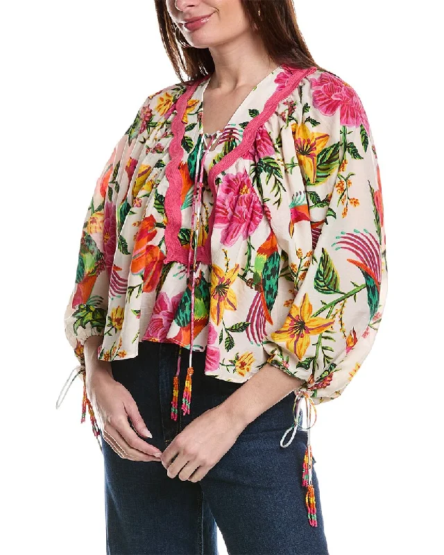 FARM Rio Toucan's Garden Blouse