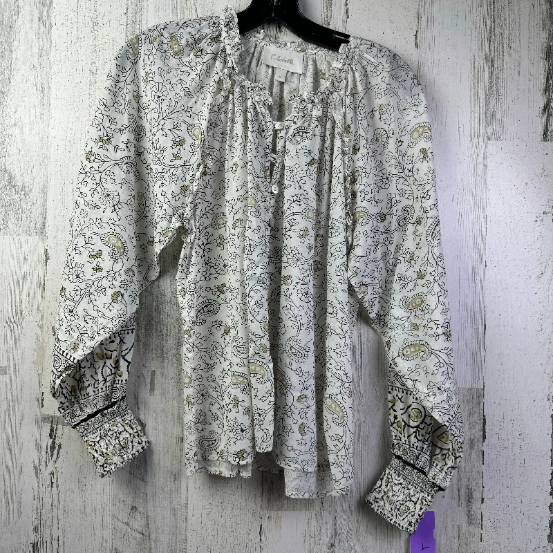 Floral Print Blouse Long Sleeve cleobella, Size S