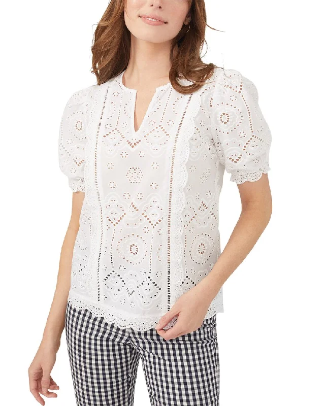 J.McLaughlin Solid Jonie Blouse