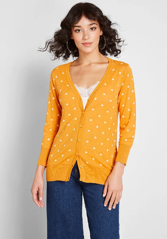 Charter School Polka Dot Cardigan