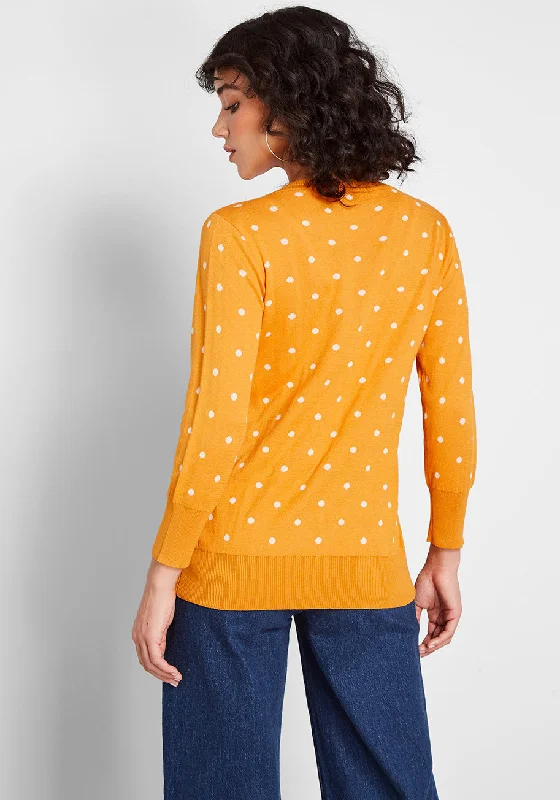 Charter School Polka Dot Cardigan