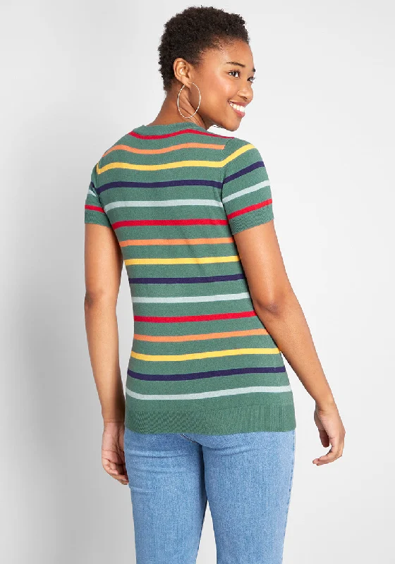 Charter School Short Sleeve Sweater