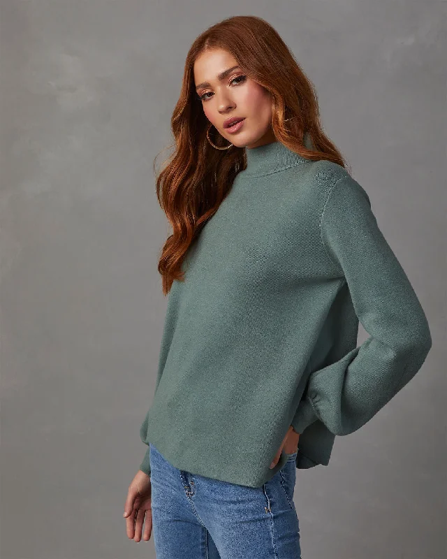 Kaplan Mock Neck Knit Sweater