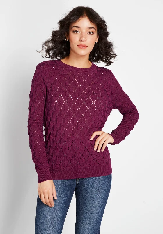 Looking Lively Textured Sweater