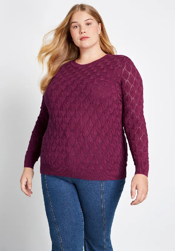 Looking Lively Textured Sweater