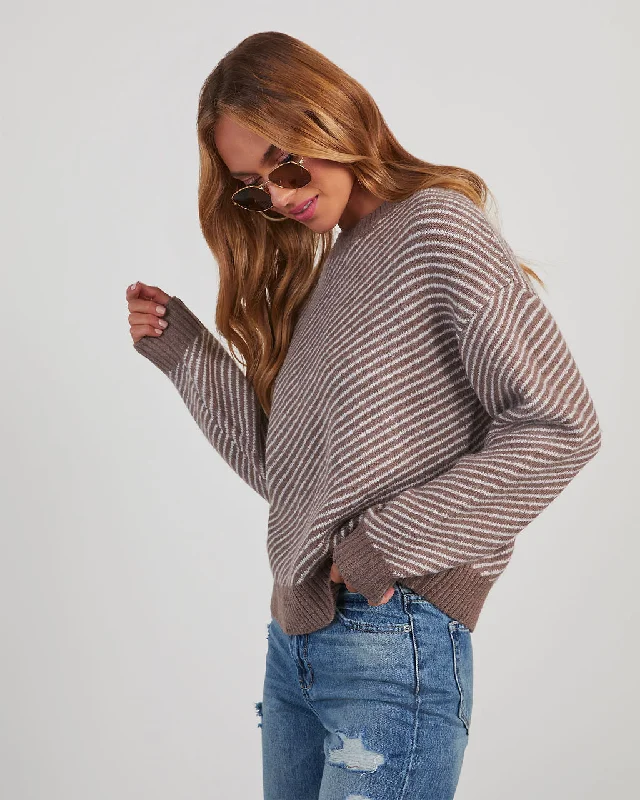 Mallory Striped Crewneck Sweater