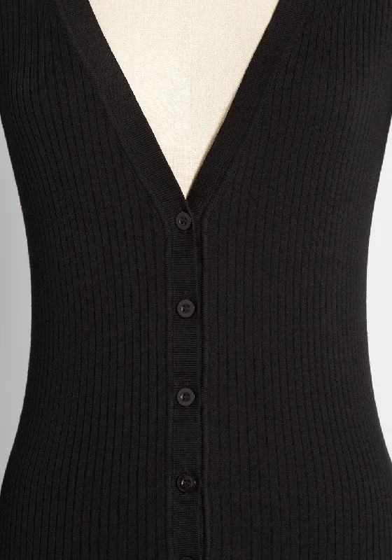 Meet the Author Ribbed Cardigan