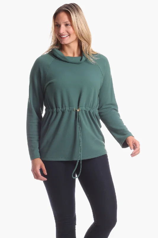 Carmen Pullover in Evergreen