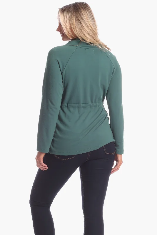 Carmen Pullover in Evergreen