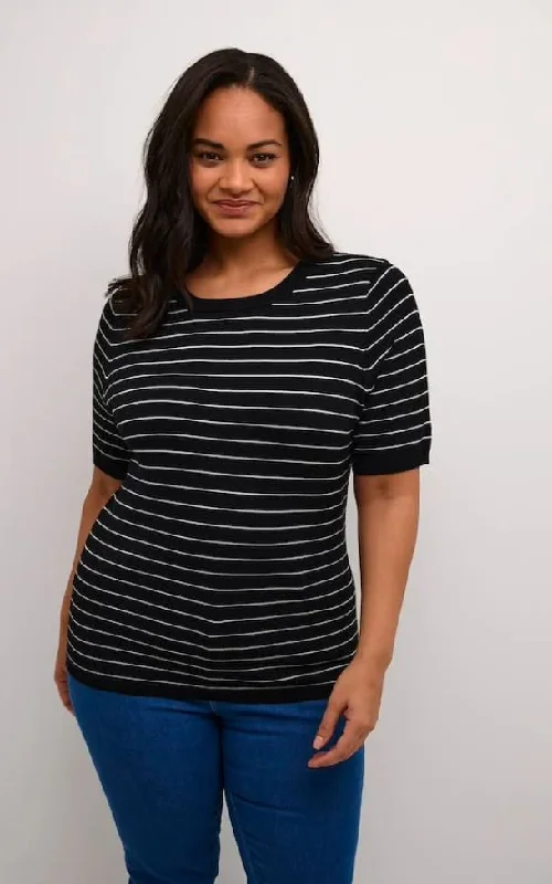 Kaffe Curve- Malia Wide Stripe Knit