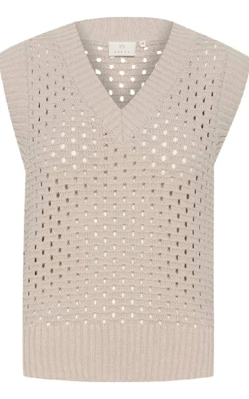 Kaffe- Else Knitted Vest