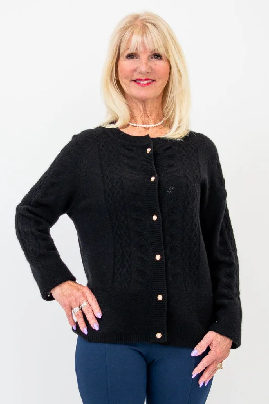 Persimmon Sweater, Black, Cashmere