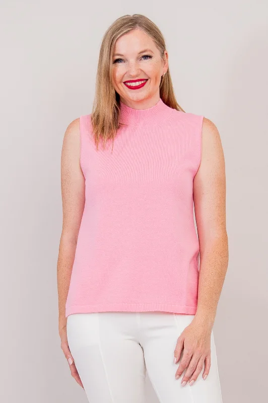 Reena Tank, Pink, Cotton