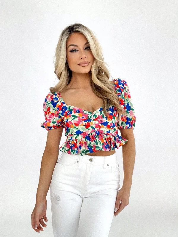 Bright Bloom Top