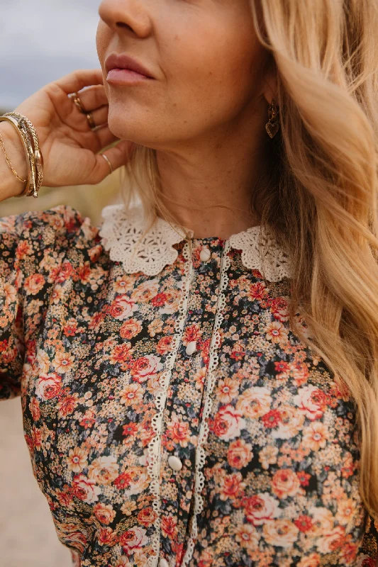 Cambridge Long Sleeve Blouse in Floral