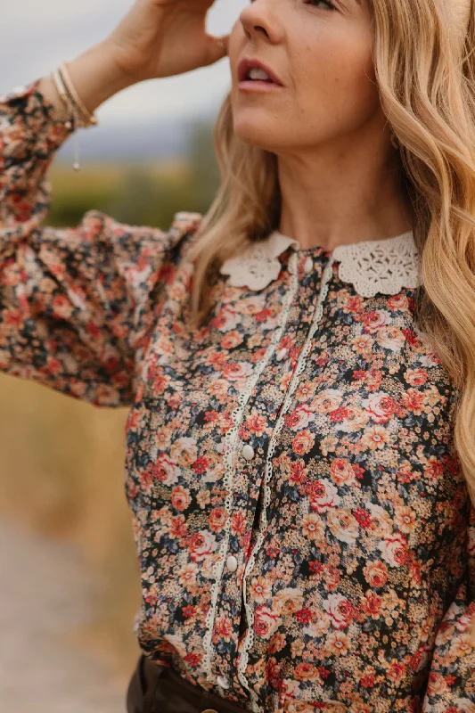 Cambridge Long Sleeve Blouse in Floral