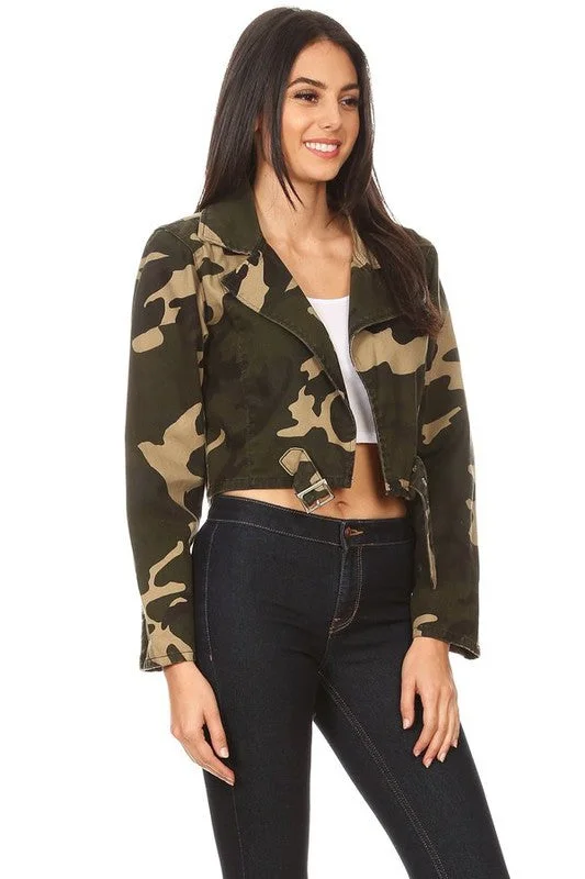 Camo Denim Jacket