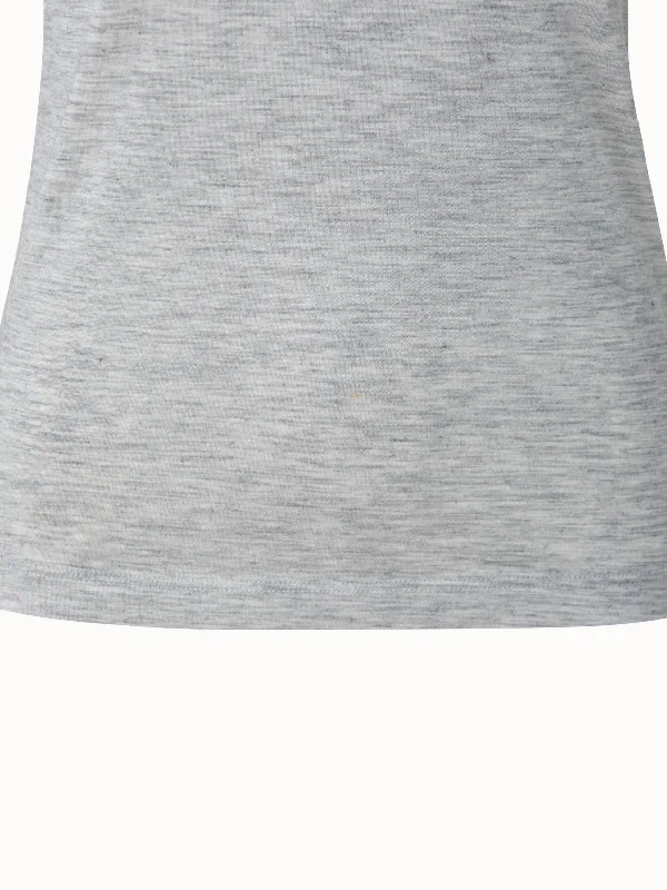 Cashmere Silk Jersey Top