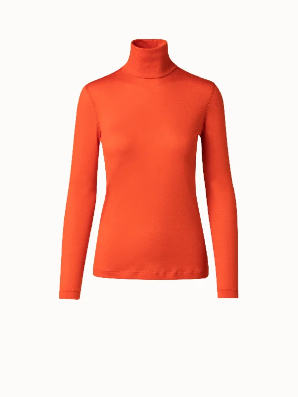 Cashmere Silk Jersey Top