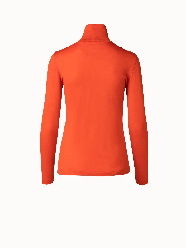 Cashmere Silk Jersey Top