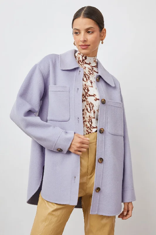 CONNIE SHIRT JACKET - LILAC