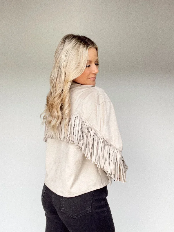 Fringe Suede Jacket