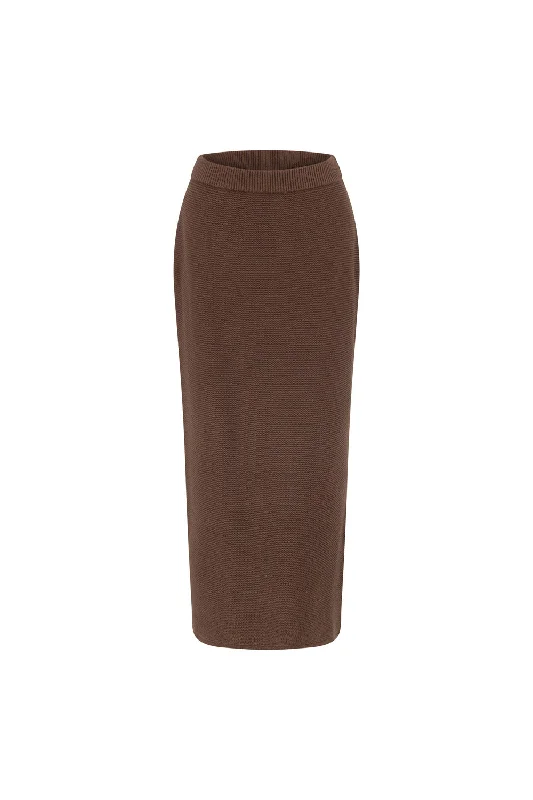 Heather Skirt - Mahogany