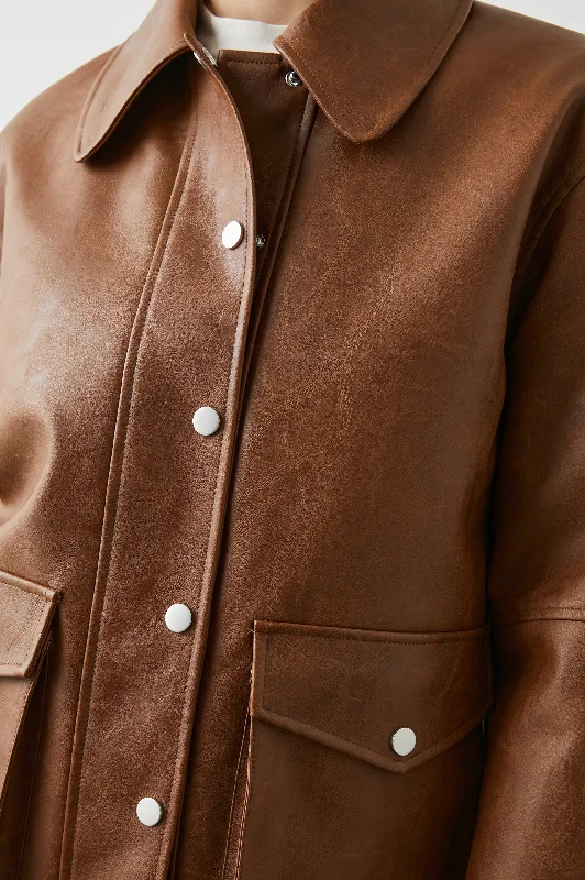 MATHIS JACKET - RUSSET