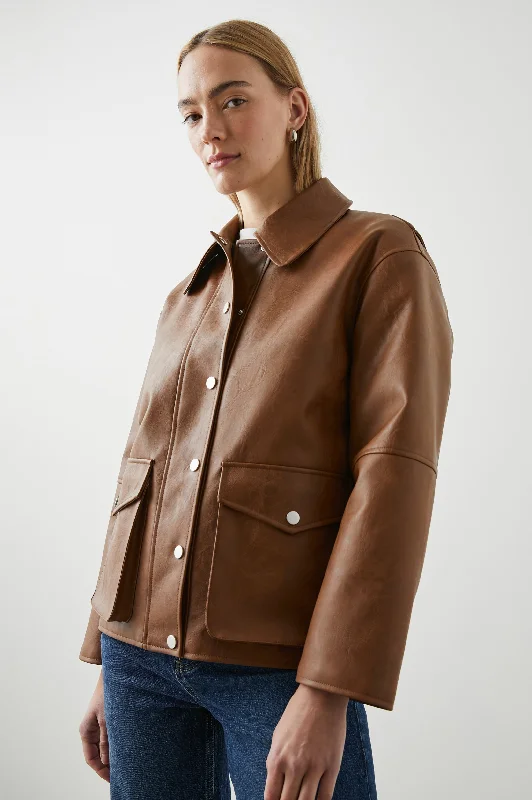 MATHIS JACKET - RUSSET