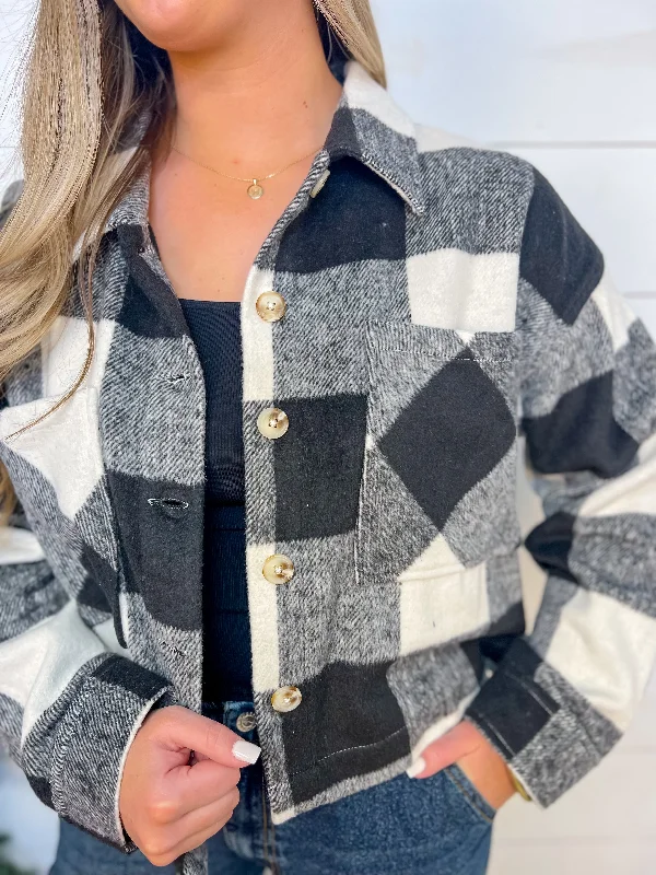 [Mud Pie] Maverick Plaid Jacket