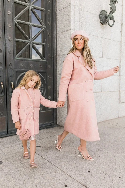 Polly Coat in Pink - FINAL SALE