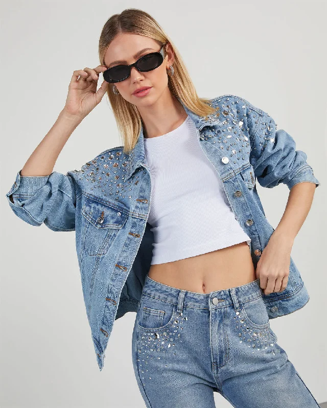 Razzle Dazzle Embellished Denim Jacket