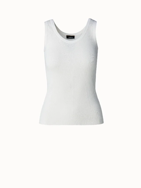 Ribbed Sea Island Cotton Tank