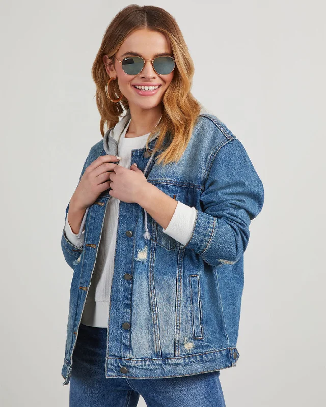 Rudberg Hooded Denim Jacket