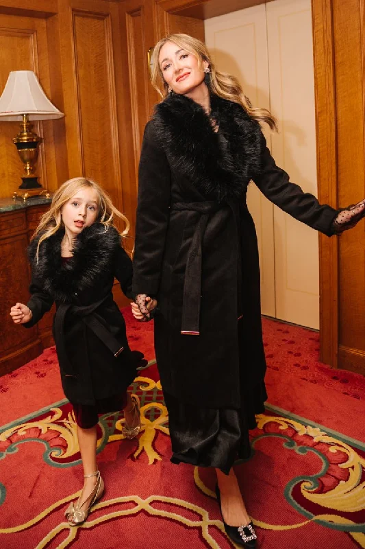 Sloane Coat in Black - FINAL SALE