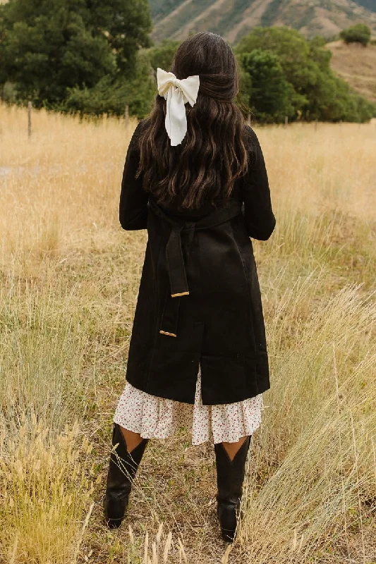 Sloane Coat in Black - FINAL SALE