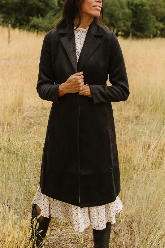 Sloane Coat in Black - FINAL SALE